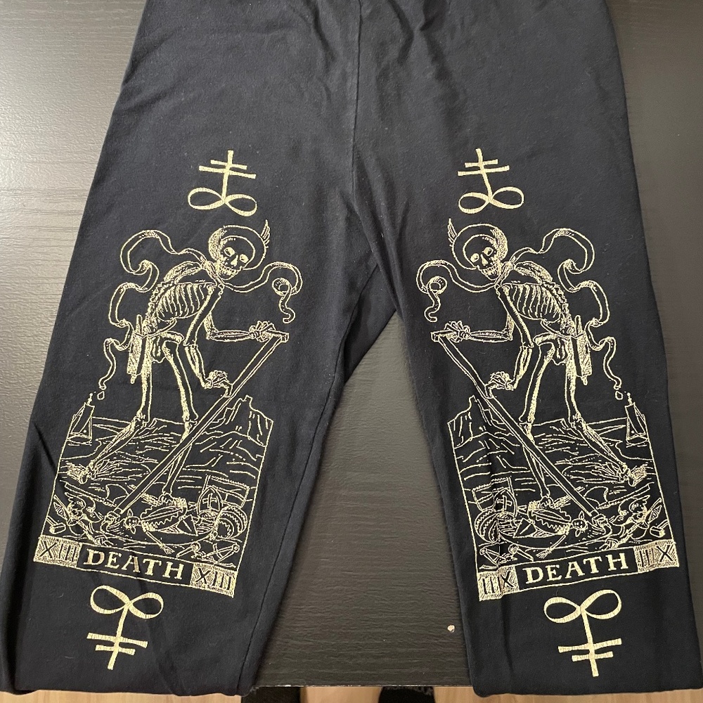 Death Tarot Card Leggings